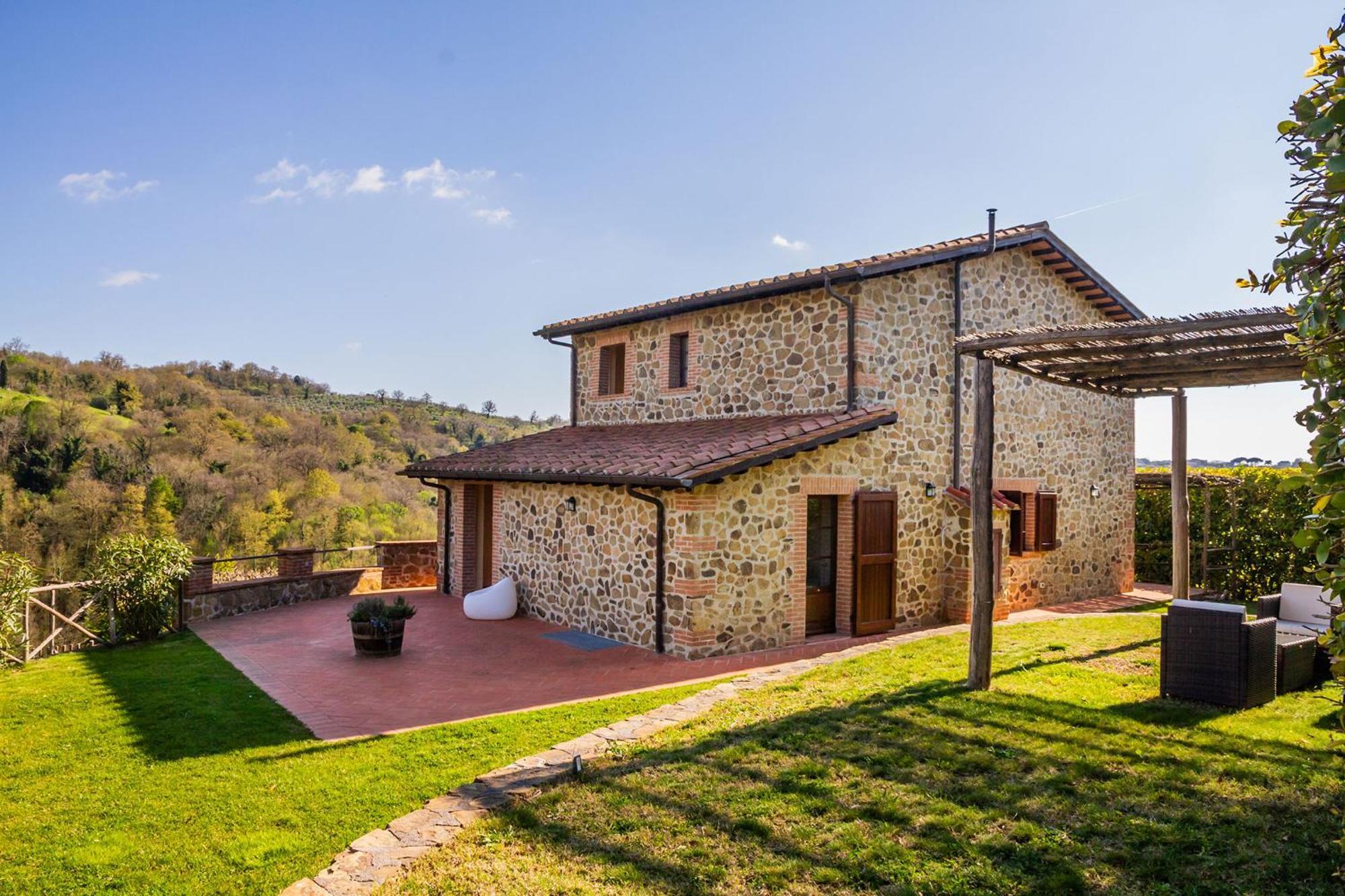 Home With A View In Scansano, Tuscany Exteriér fotografie